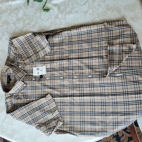 NWT VINTAGE 90's Burberry Men's Shirt - Picture 9 of 12